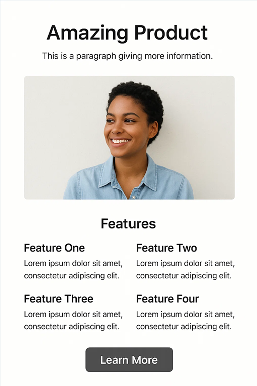 the layout of media products