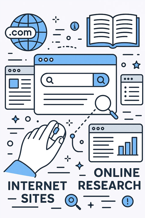 secondary research sources - internet sites/research