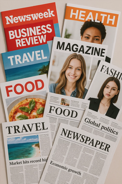 secondary research sources - magazines and newspapers