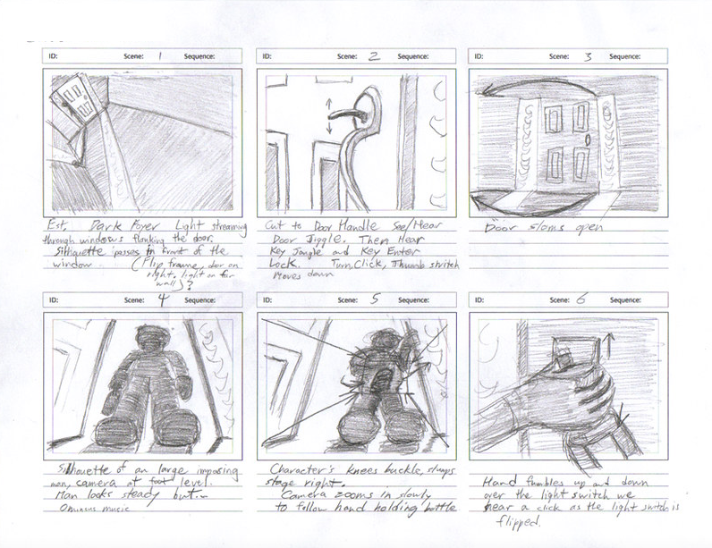storyboard - document to plan media products